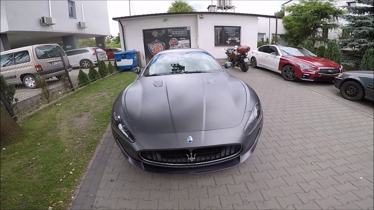 BEAR WRAP - Maserati Gran Turismo - 3M Satin Dark Grey