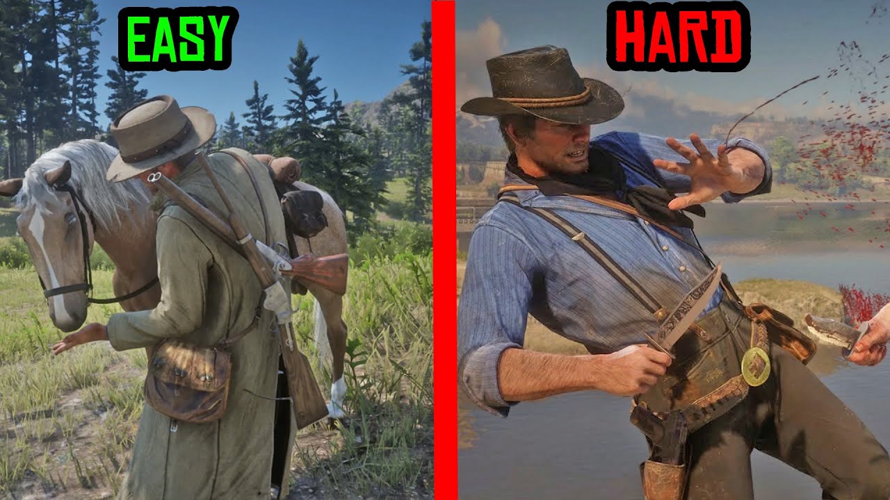 Я создал уровни сложности для Red Dead Redemption 2