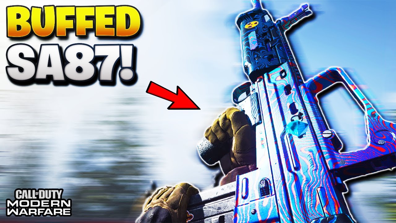 THE NEW SA87... BUFFED and UNDERRATED! (MODERN WARFARE BEST SA87 CLASS SETUP)