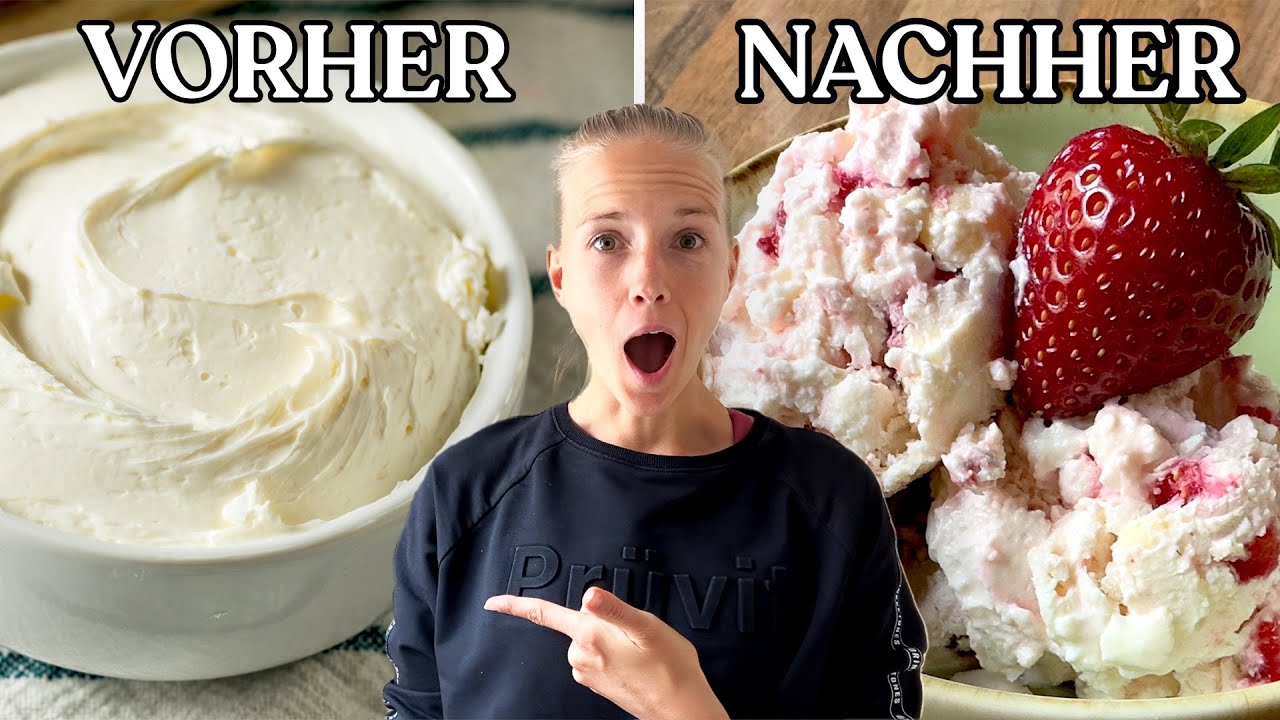 NEUER EIS-TREND: Nur 3 Zutaten (ohne Eismaschine!)