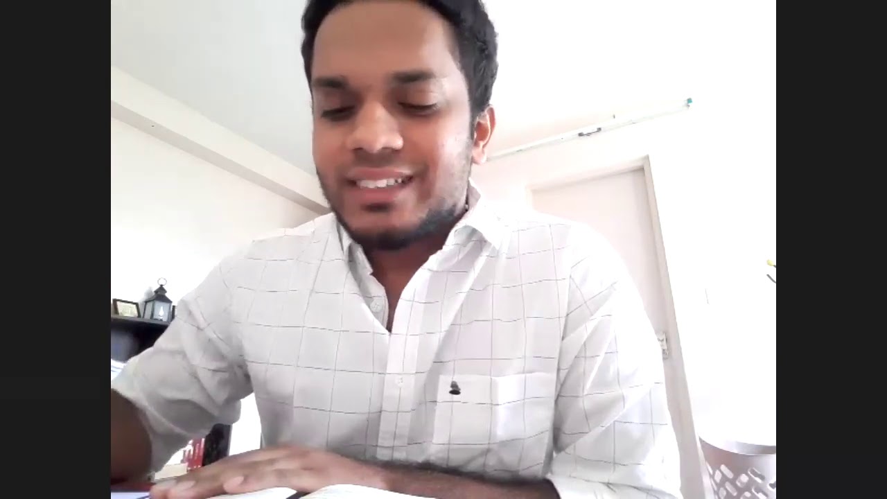 Psalm 63 - Worship Thought By Dr. Daniel Sam Mathews / Sunday Worship Meeting 16/08/2020