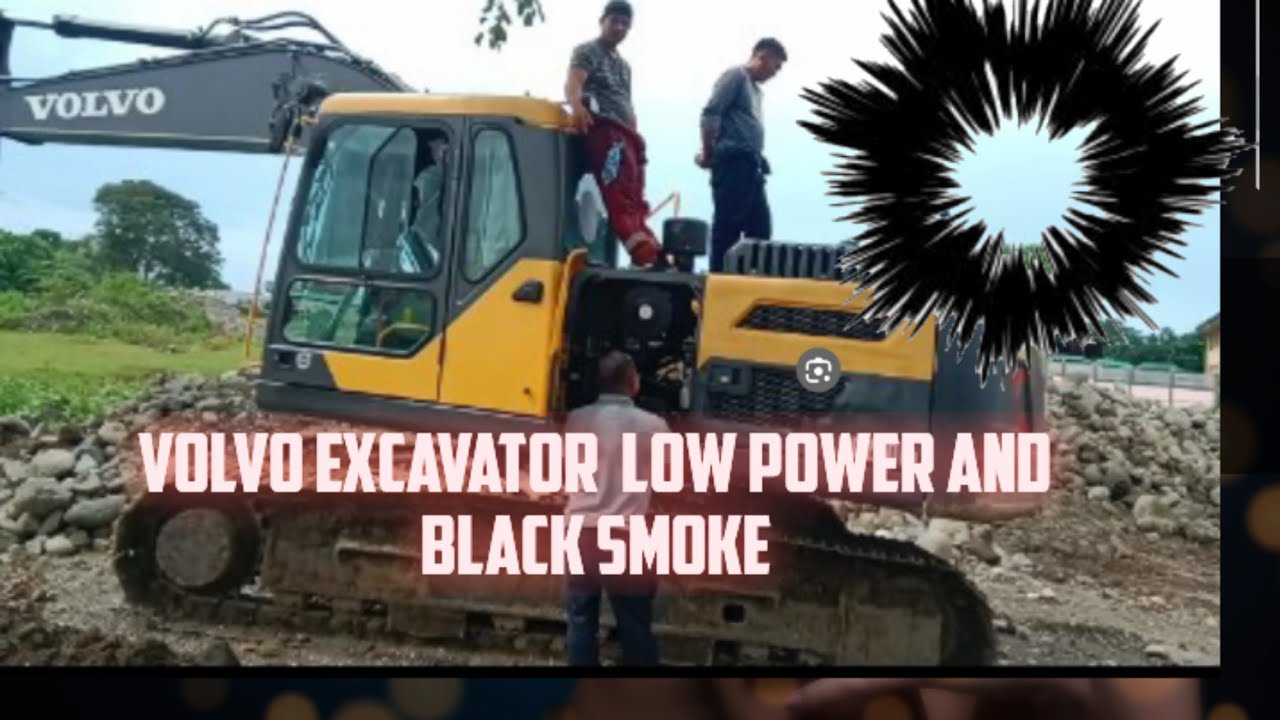 low power and black smoke, volvo ec210dl, Heavy Metal operator