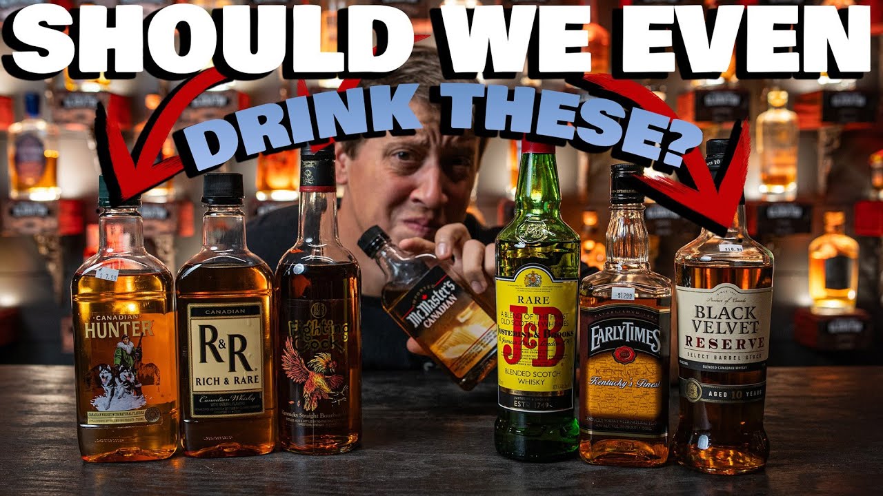 We Bought All Bottom Shelf Whiskeys and Ranked Them.... Again!