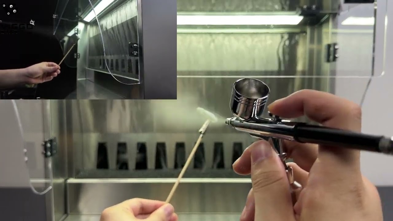 Using the ViggoStar Master Mini Waterfall Spray Booth | Best Choice for Pros & Hobbyists