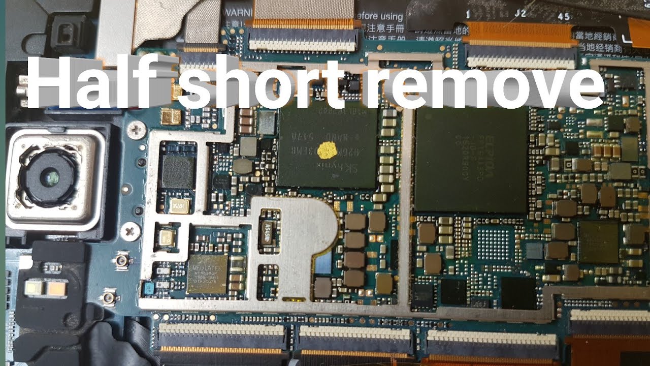 How to find out half short in mobile PCB