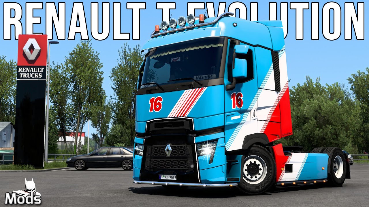 ETS2 1.41 MODS ★ LKW Tuning ▶️ Renault T Evolution 2021 [Basteln mit Maximus]