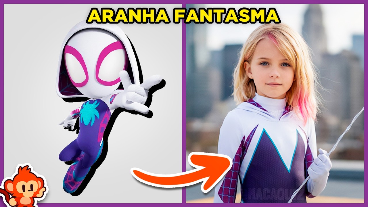 🕷️🕸️ SPIDEY E SEUS AMIGOS ESPETACULARES 🔊 Descubra pela voz e como seria na vida real #macaquiz
