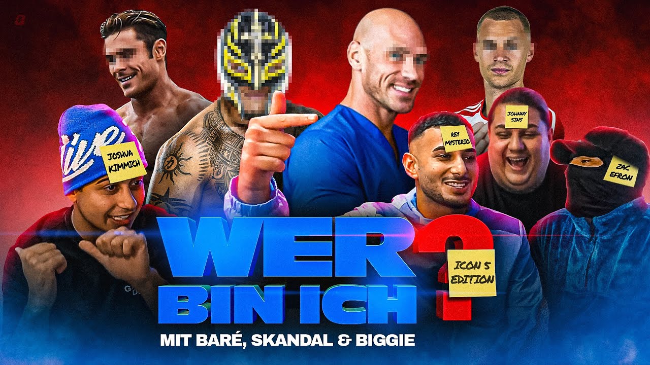 WER BIN ICH ❓ ICON 5 KÜNSTLER SCHUMMELN 😂 (SKANDAL, BARÉ, BIGGIE68, BAYOR)