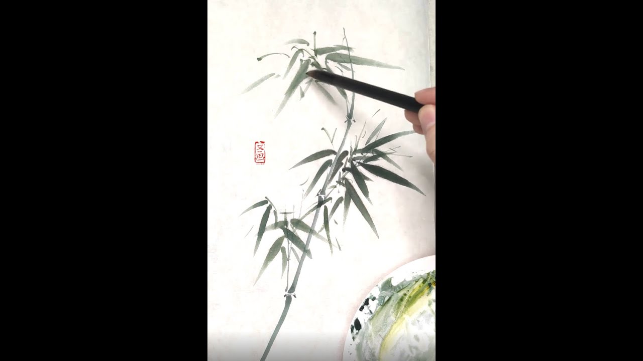 國華竹子怎麽畫