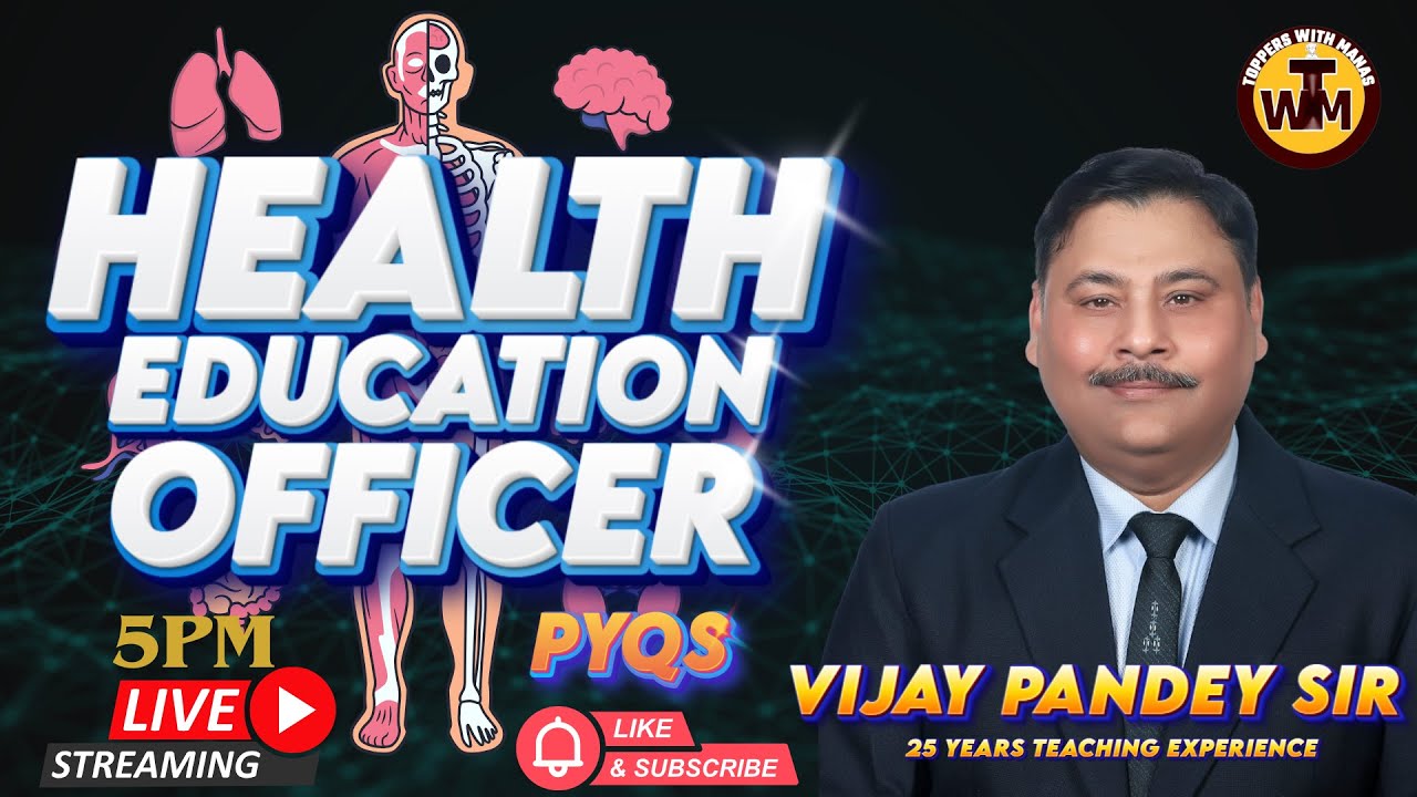UPPSC HEO-2026 | स्वास्थ्य शिक्षा अधिकारी | PYQ SET -4 | स्वास्थ्य विज्ञान Vijay panday TWM