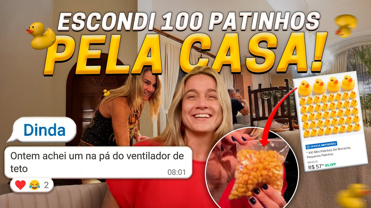 ESCONDI 100 PATINHOS NO NATAL E ELES ESTÃO SENDO ACHADOS ATÉ HOJE! | 