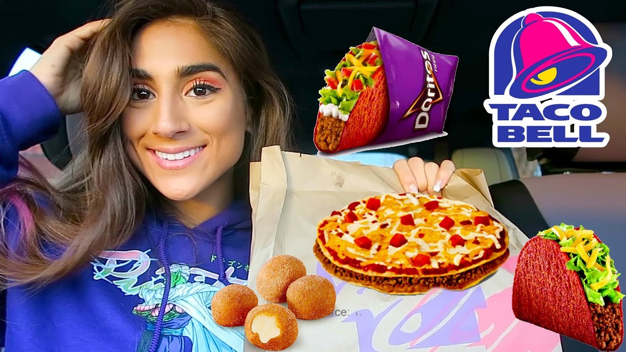 TACO BELL MEXICAN PIZZA AND TACOS MUKBANG!!