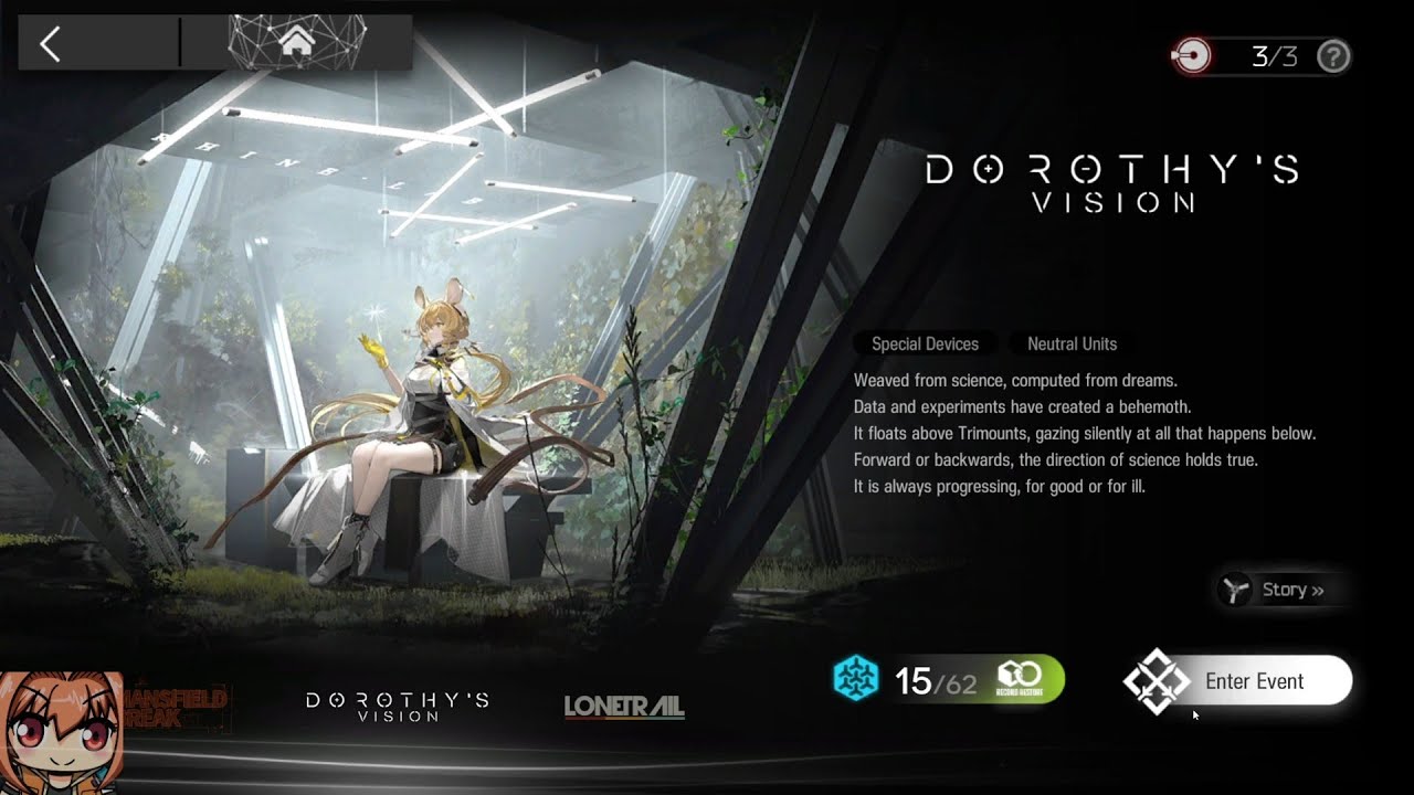 Arknights Dorothy's Vision Event End