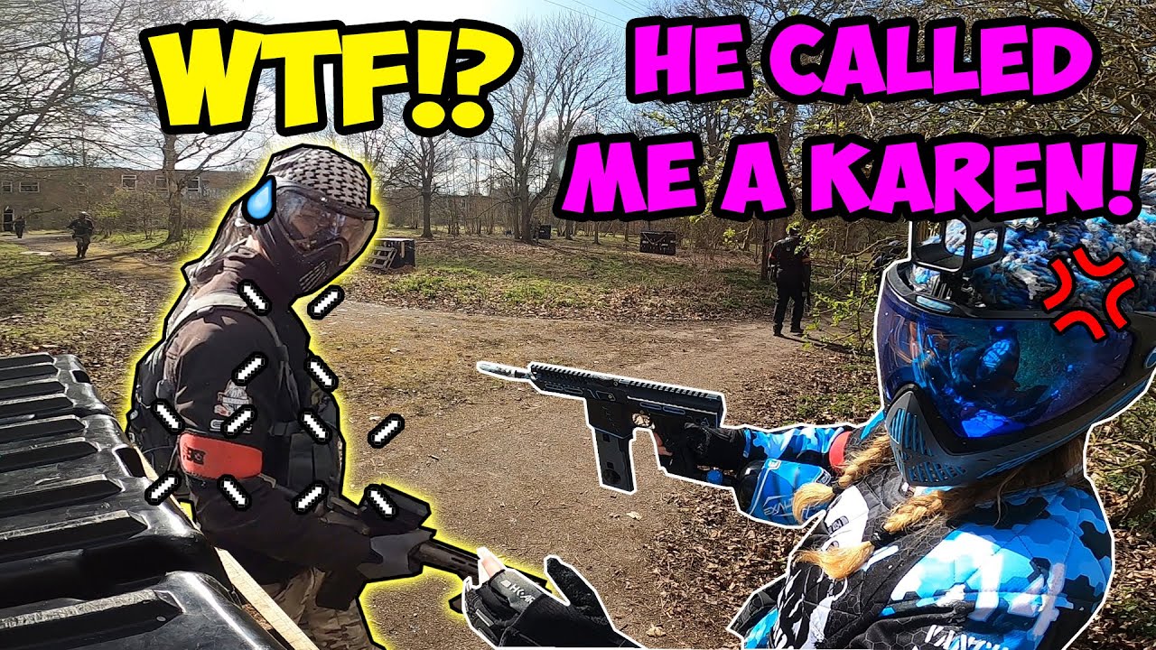 PAINTBALL FUNNY MOMENTS & FAILS ► DON'T MESS WITH THE GIRLFRIEND 😳
