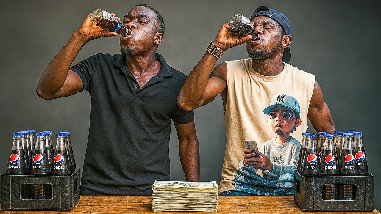 UNBELIEVABLE SPEED DRINKING DUEL FOR 100K TSH!