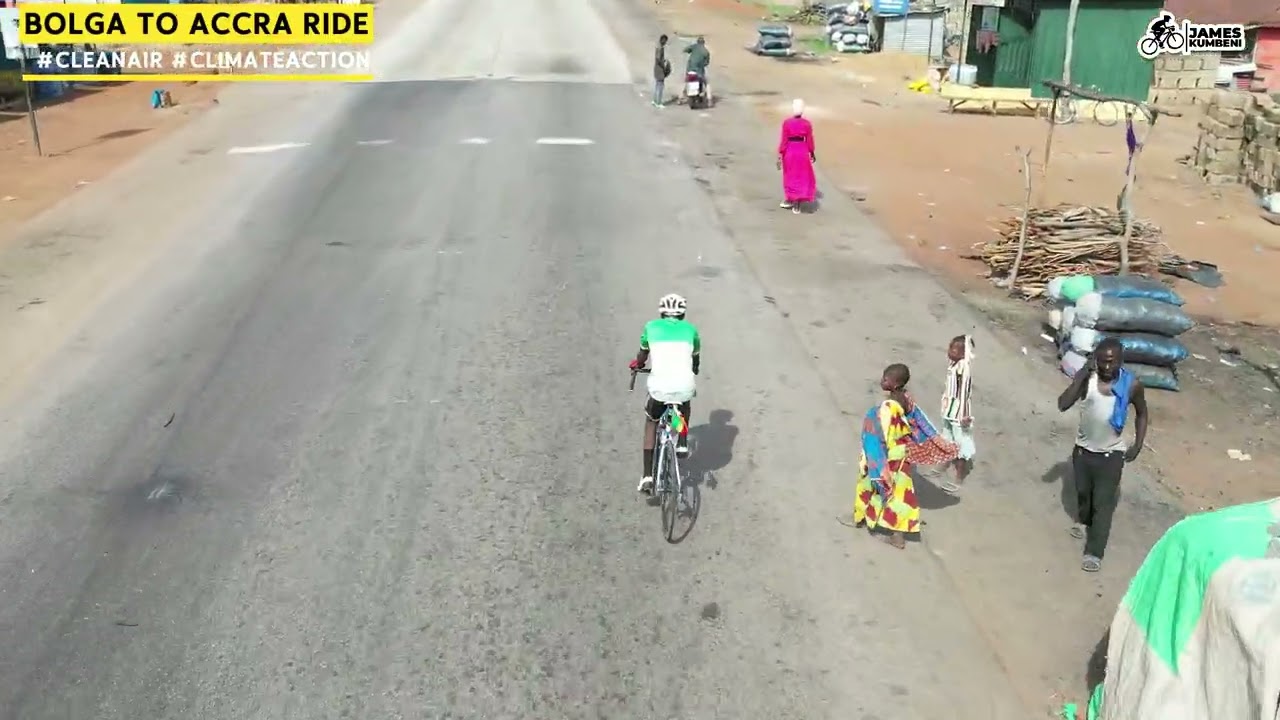 Bolgatanga to Accra by Bicycle: James Kumbeni