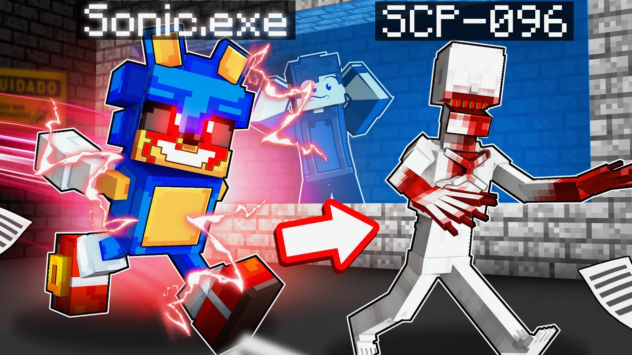 LEVEI O SONIC.EXE PARA A FUNDAÇÃO SCP!!