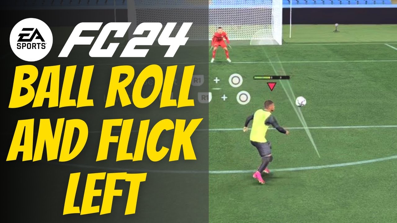 How to Ball Roll and Flick Left (while running) in EA SPORTS FC 24