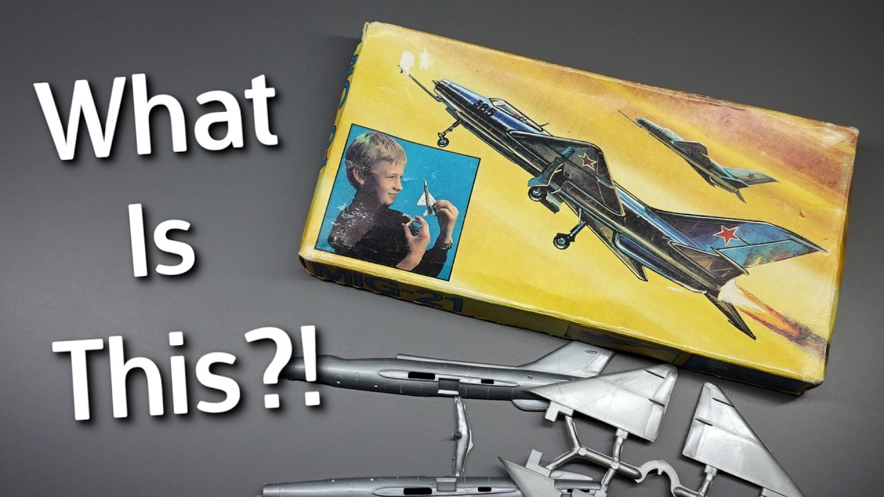 A Bit Of A Vintage Oddity? Plasticart MiG-21 Plastic Model Kit - Unboxing Review
