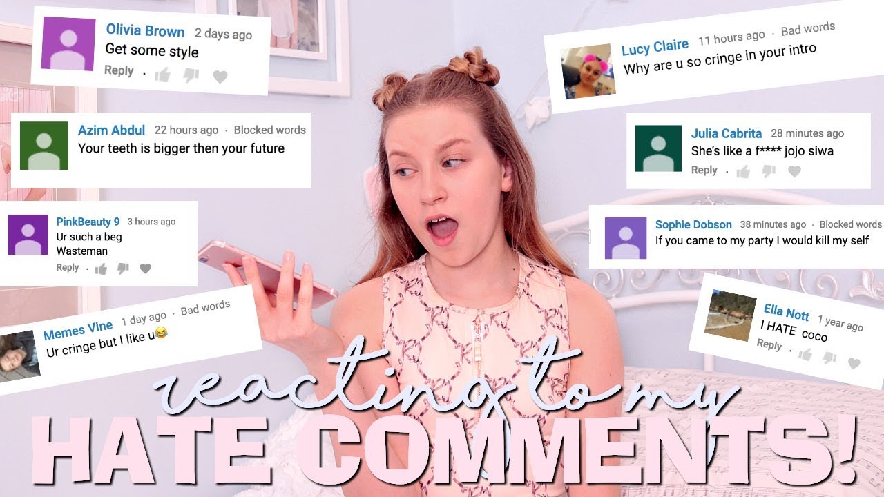 REACTING TO MY HATE COMMENTS! 😆 | Coco's World