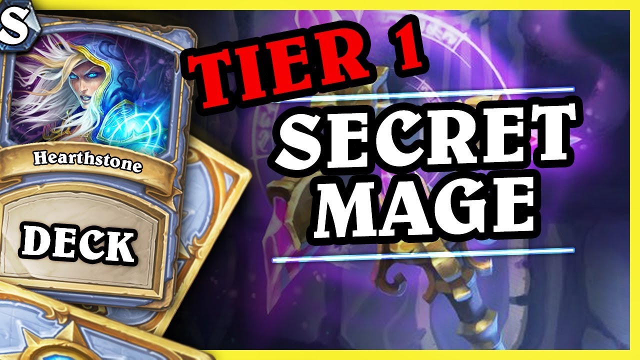 Tier 1 SECRET MAGE - Hearthstone Deck Std (K&C)