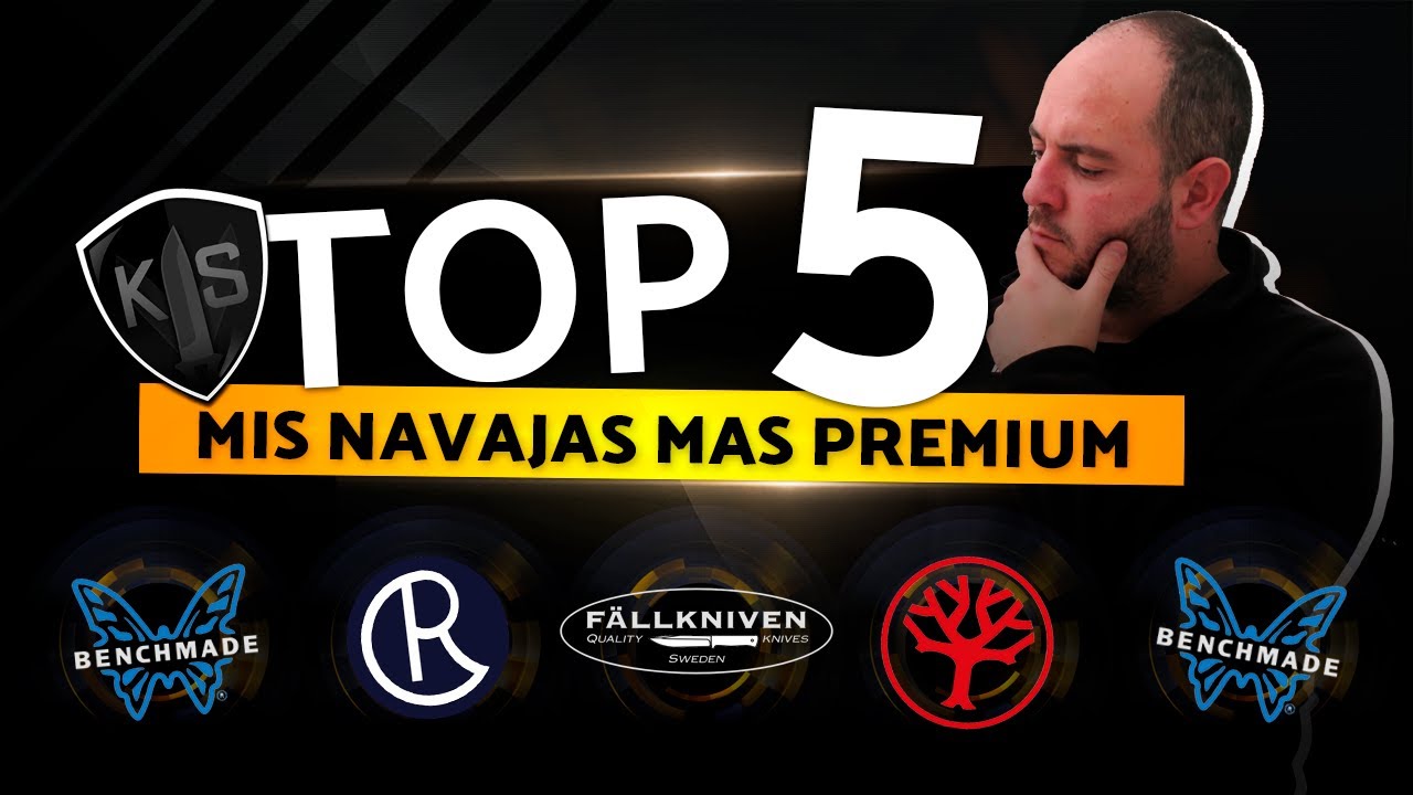 TOP 5 NAVAJAS MAS PREMIUM DE MI COLECCION!! (VIDEO ESPECIAL)