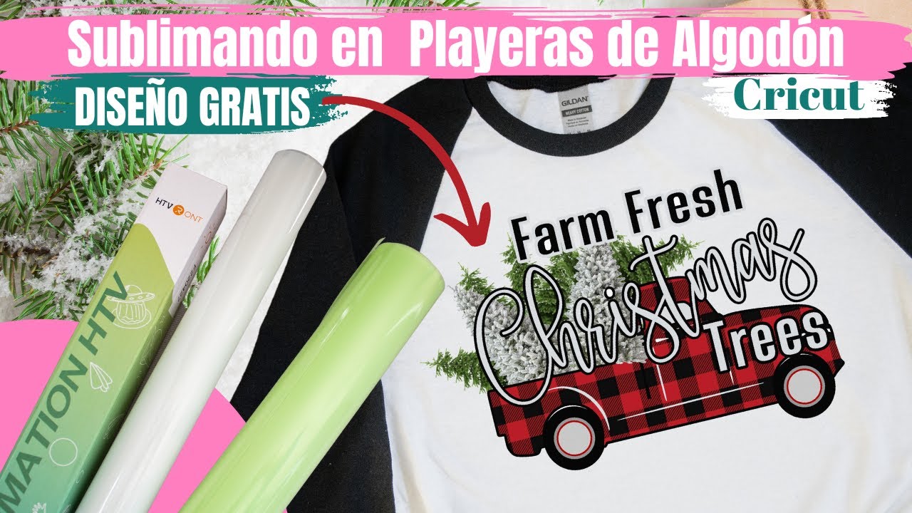 NUEVA FORMA de Sublimar en Playeras de Algodón | Como Sublimar en Algodon {Vinyl Sublimable HTVRONT}