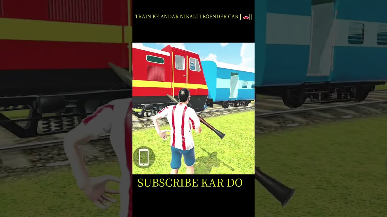 TRAIN KE ANDAR NIKALI LEGENDER CAR ||🚗|| 