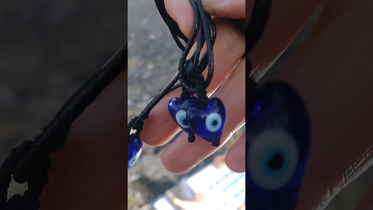 Ojo Turco collares Macradamix protección macradamica en forma de corazón 