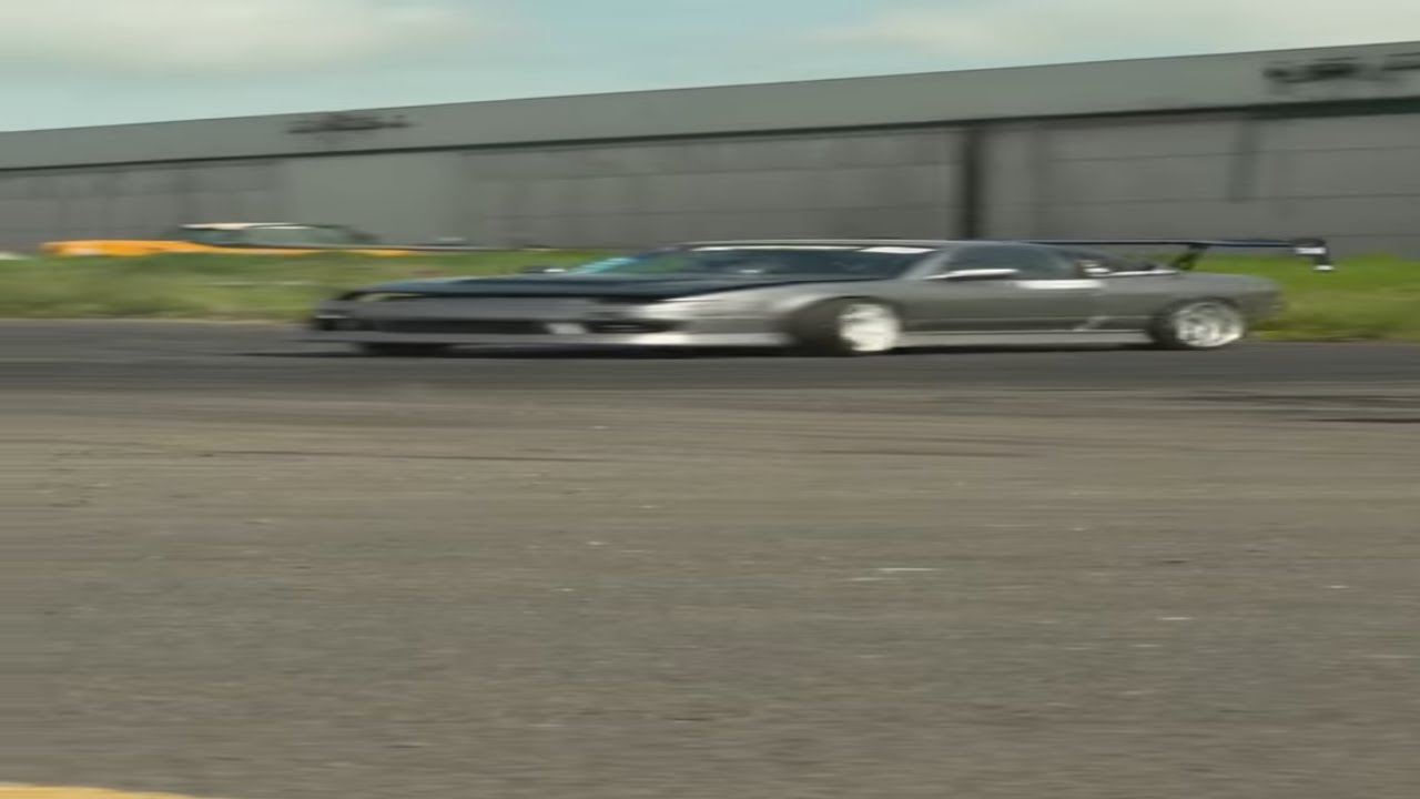 Drifting the 180sx at Irish Drift Championship Qualifying