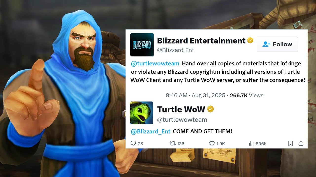 Blizzard vs Turtle WoW: The Lawsuit That Could Decide the Future of Classic+