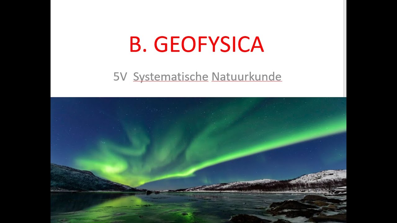 5V samenvatting katern Geofysica deel 2