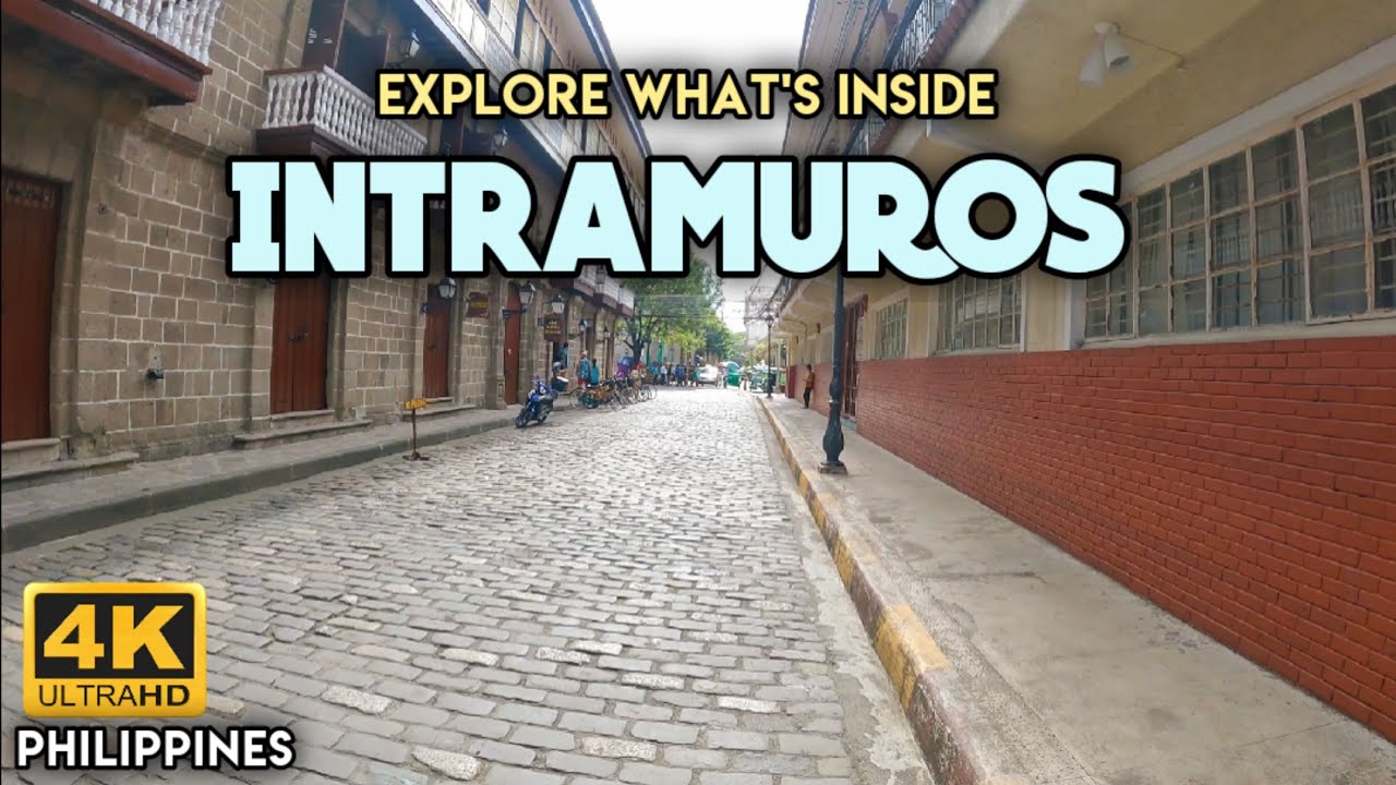 The Walled City of the Old Manila a Magnificent Place - INTRAMUROS | 4k HDR | Manila Philippines