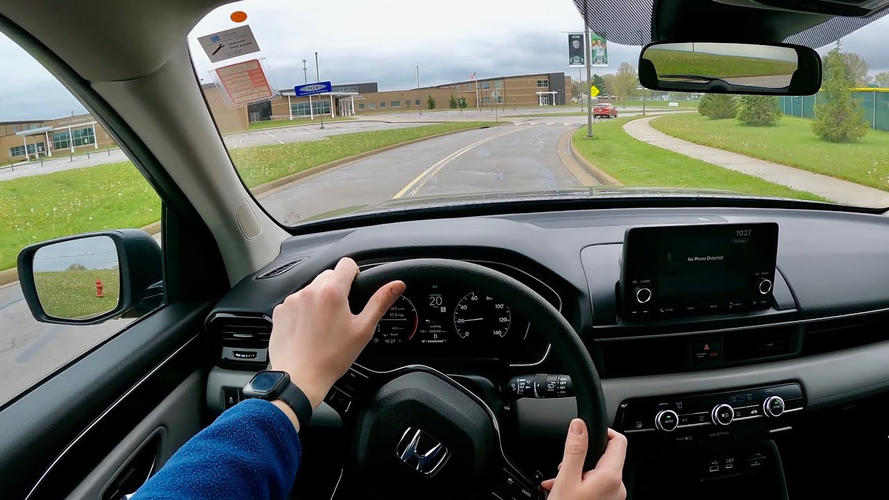 2023 Honda Pilot LX AWD - POV Test Drive (3D Binaural Audio)(ASMR)