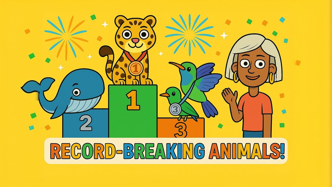 🐳Fast, Giant & Featherlight! Animal Record Breakers!