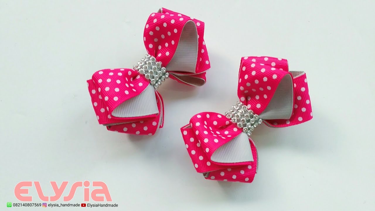 laço Amora Grosgrain Ribbon 2.5 cm 🎀 DIY by Elysia Handmade