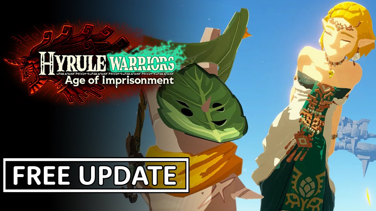 Hyrule Warriors: Age of Imprisonment - All New Things In The Free Update 1.0.2