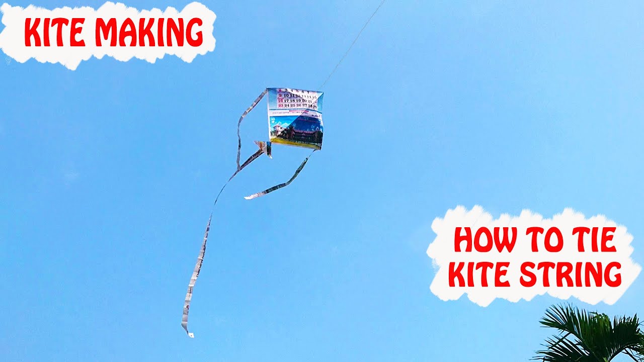 How to make KITE | How to tie a KITE STRING