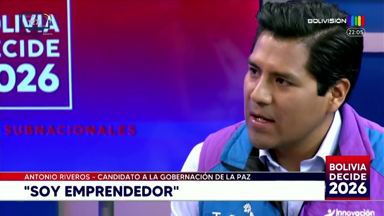 Bolivia Decide 2026 | Antonio Riveros da a conocer su propuesta para la Gobernación de La Paz