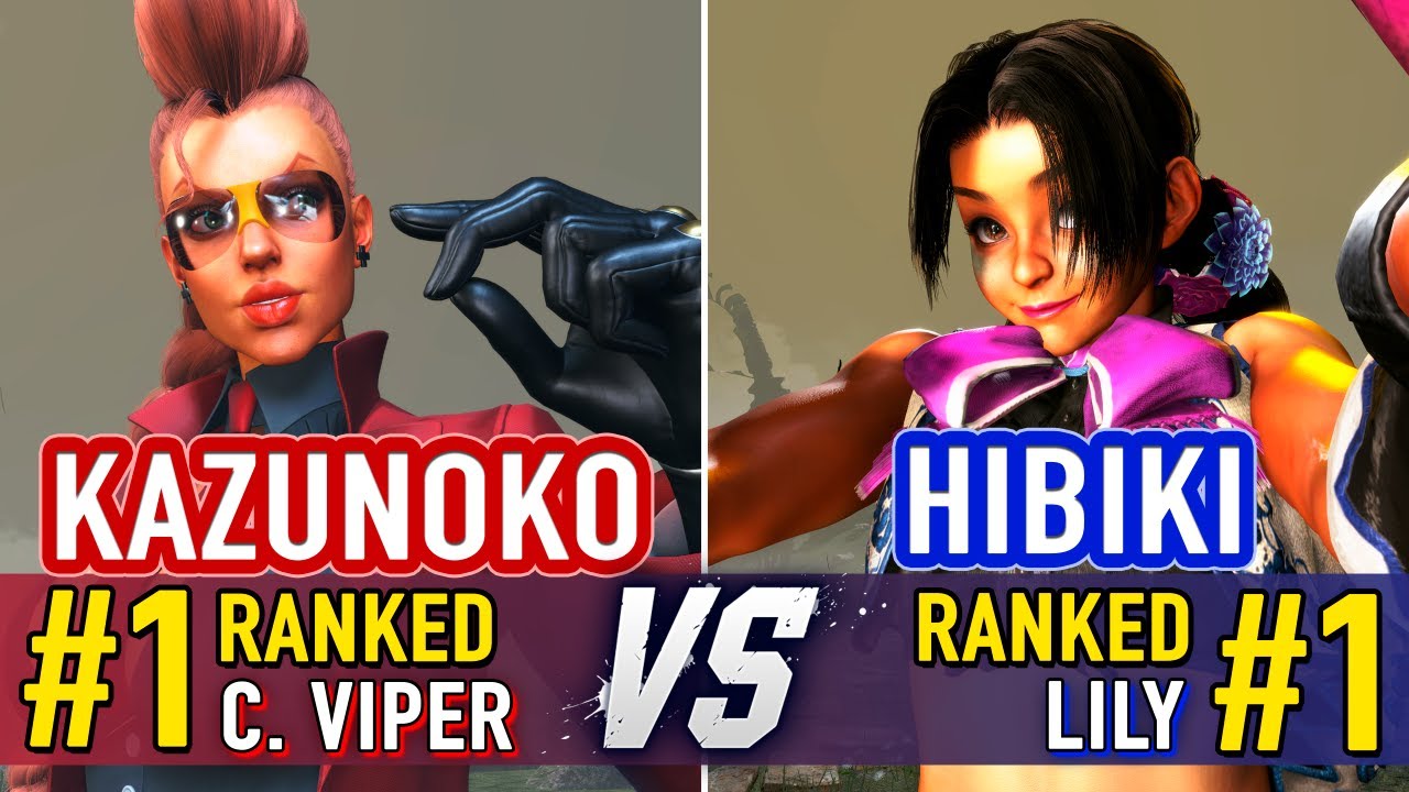 SF6 🤜 KAZUNOKO (#1 Ranked C. Viper) vs HIBIKI (#1 Ranked Lily) 🤛 SF6 High Level Gameplay