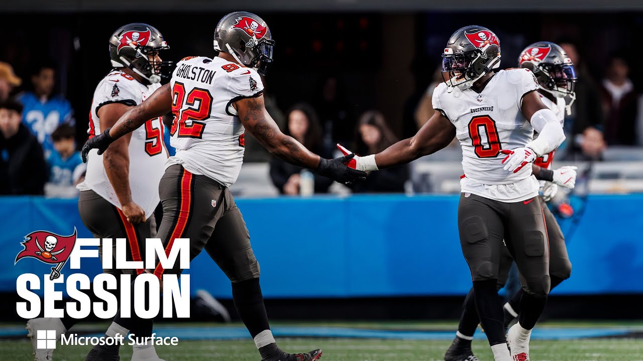 Rondé Barber Breaks Down Key Plays From Week 13 vs. Carolina | Film Session | Tampa Bay Buccaneers