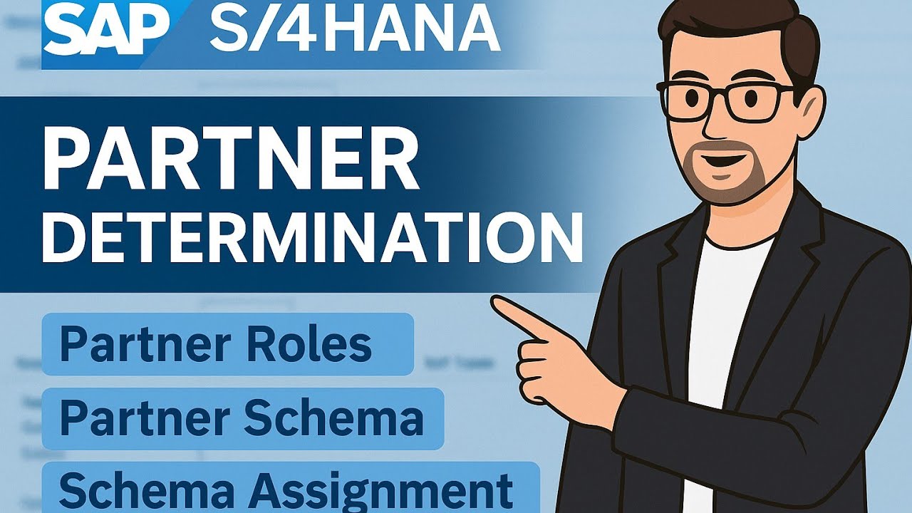 SAP S/4HANA Partner Determination | Roles, Schema Definition & Assignment