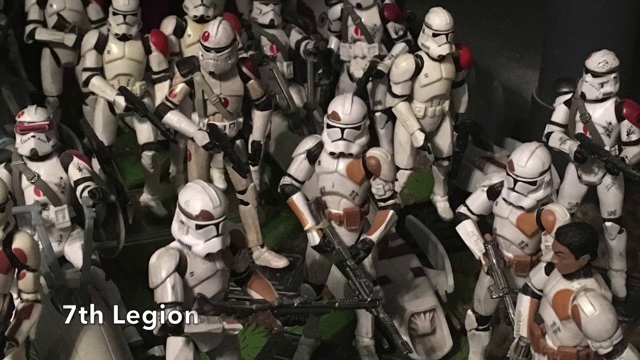 Star Wars Toy Collection Clone Army pt.1 (Largest Loose Display?) Massive!