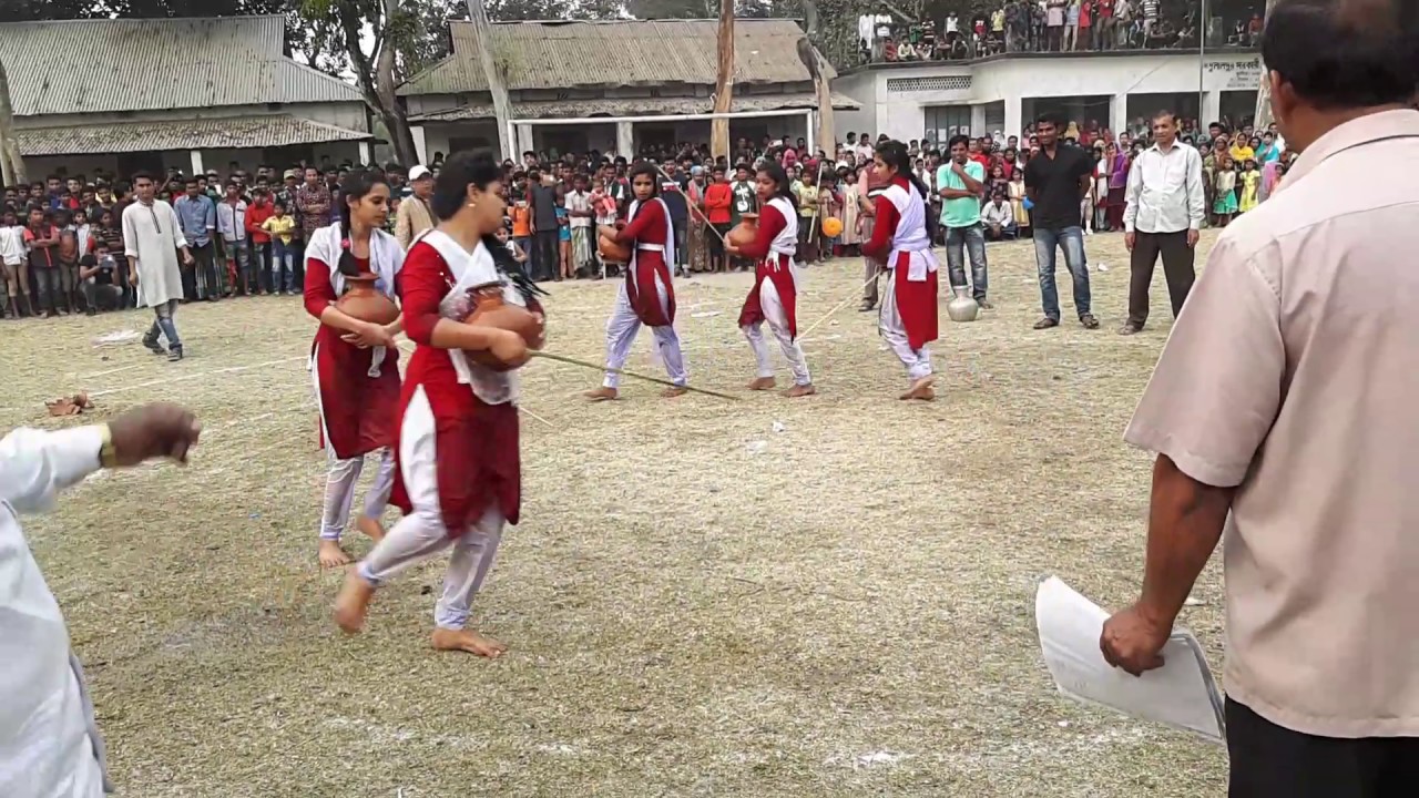কলসি যুদ্ধ! একটুর জন্য বেচে!!  #বার্ষিক ক্রিয়া