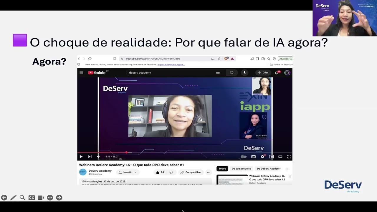 WEBINAR: DPO na zona de conforto não tem chance, com a IA então, nem pensar!