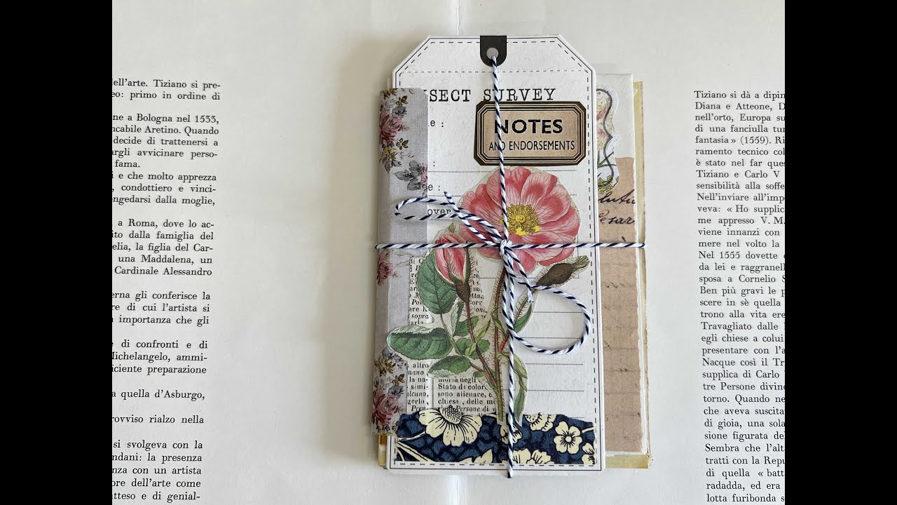 #the100dayproject | FINISHING small hinged NO SEW notebook PART 3 | DAY 40