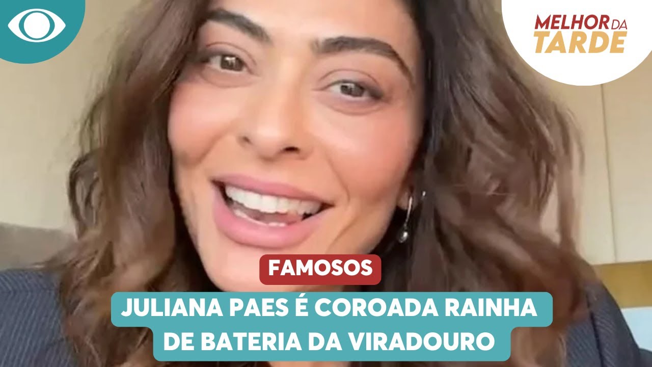 Juliana Paes é coroada rainha de bateria da Viradouro  | Melhor da Tarde