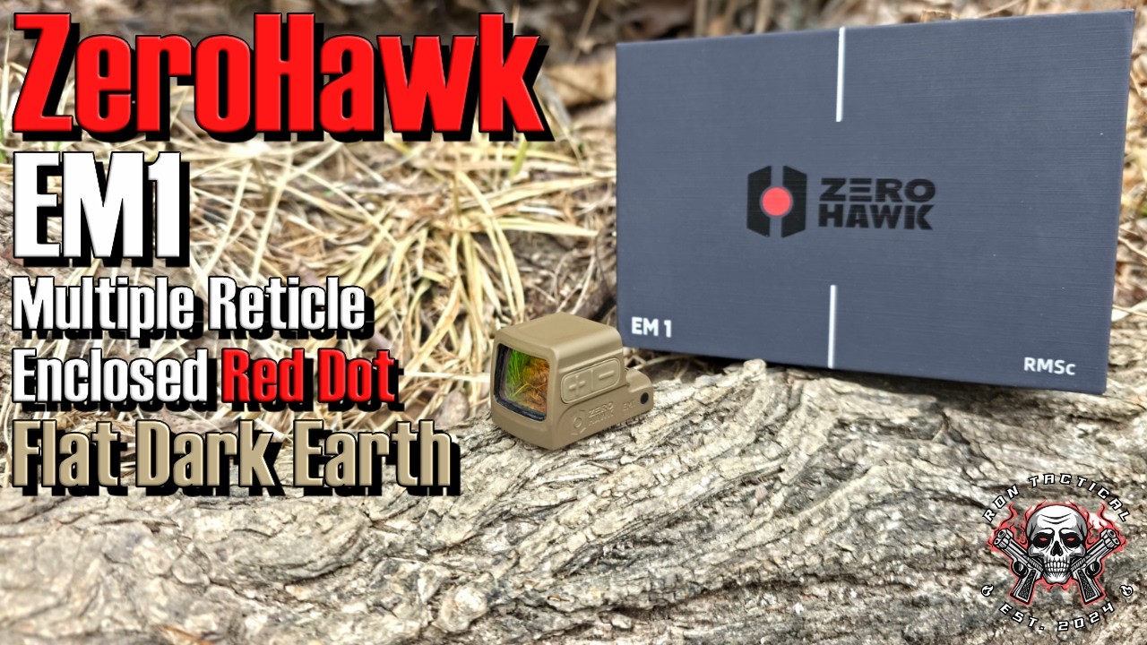 Новинка! ZeroHawk EM1 в цвете FDE &mdash; коллиматорный прицел с несколькими прицельными метками.