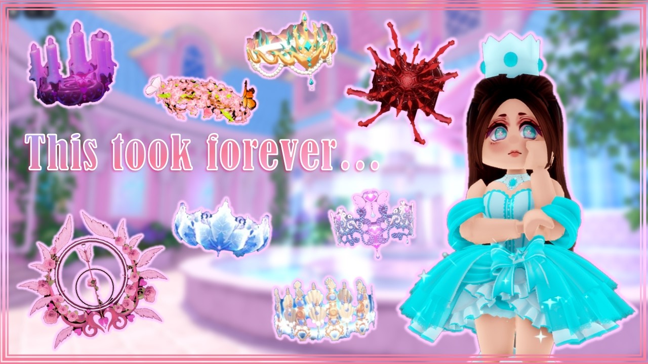 I styled EVERY HALO in Royale High! This took ages... 😃✨🏰✨