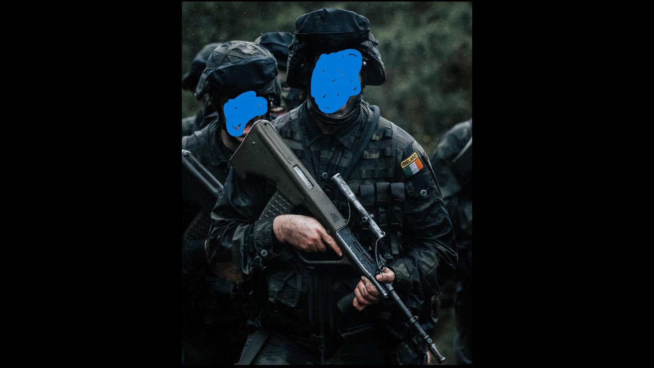 Винтовка Steyr AUG, используемая ирландскими вооруженными силами.
